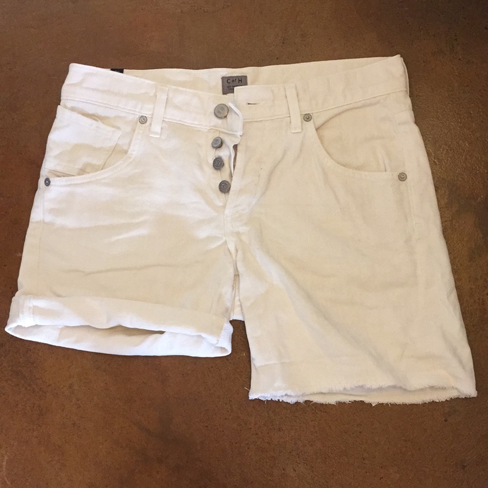 Citizens of Humanity Mid Rise Denim Shorts - Picture 3 of 10